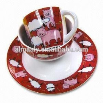 ceramic bulk cup and saucer